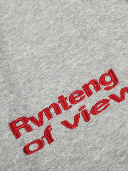 Wide-Leg Lounge Pants with Plaid Waistband and Stylish Lettering 