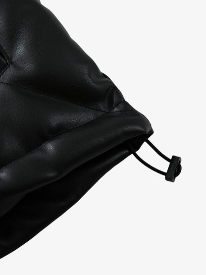 Quilted High-Neck Vest for Modern Urban Style 