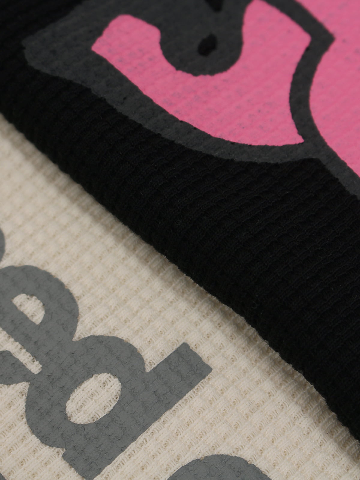 Cotton Waffle Knit Graphic T-Shirt with Moon Landing Print and Lion Design?