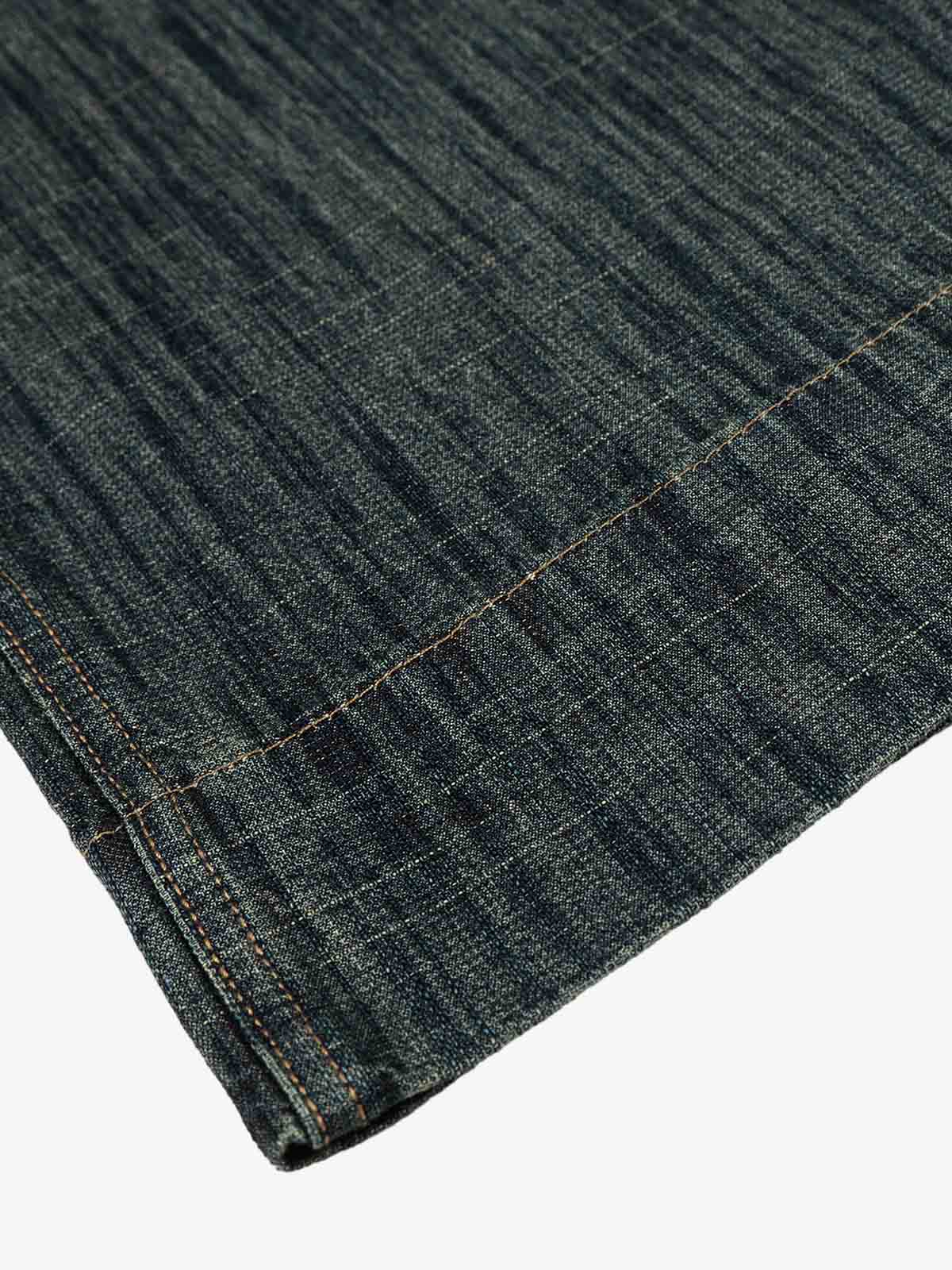 Wide-Leg High-Waisted Denim Trousers for Modern Fashionistas 