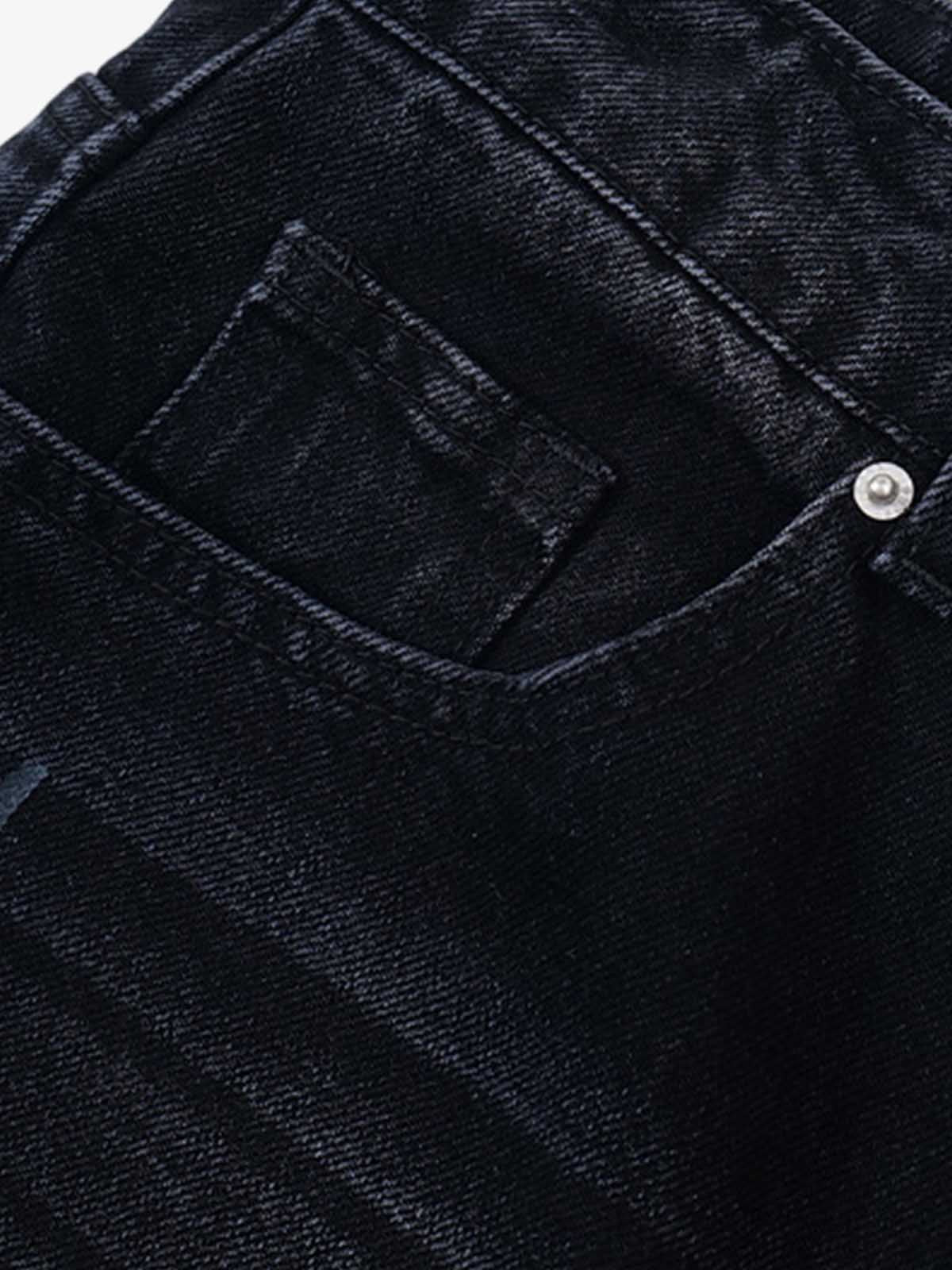 Stylish Denim Shorts with Flying Bird Prints for Summer Outfits 