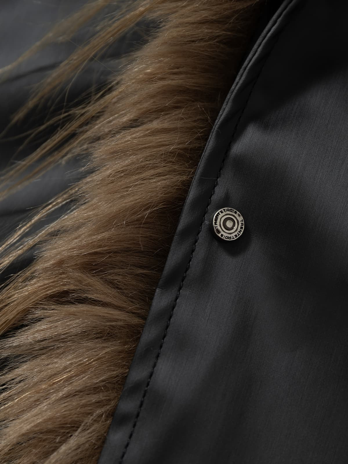 Winter-Ready Corduroy Jacket with Faux Fur Trim for Men 