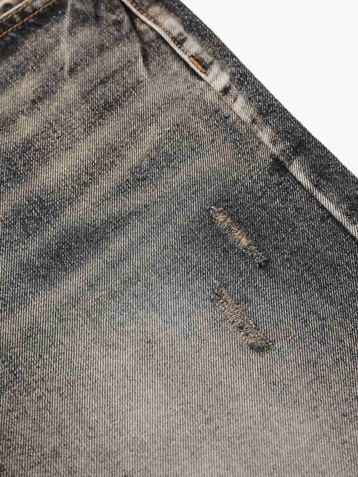 High-Waisted Wide-Leg Cargo Pants with Unique Pocket Design 