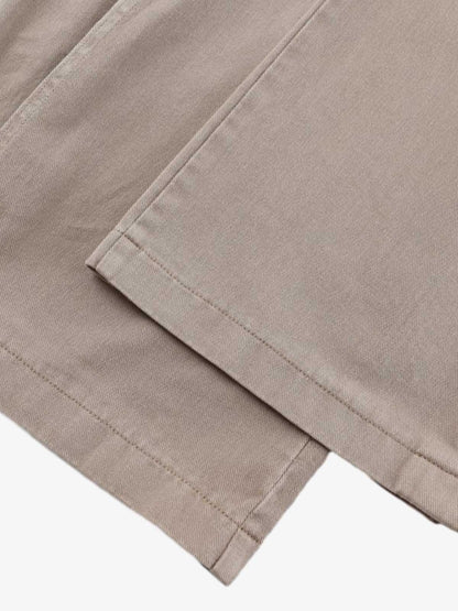 Cotton Wide Leg Pants with Belted Scarf Detail - Comfortable High Waist Culottes for Women 