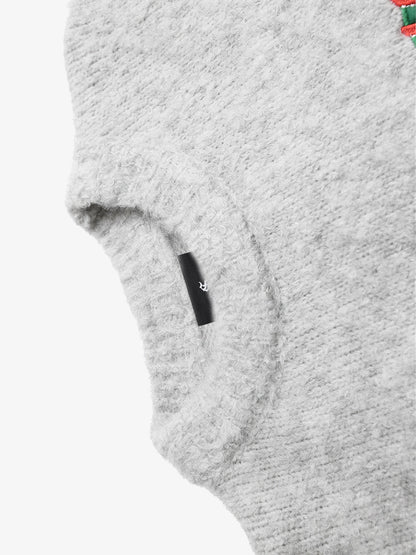 Festive Dachshund Embroidered Sweater for Kids 