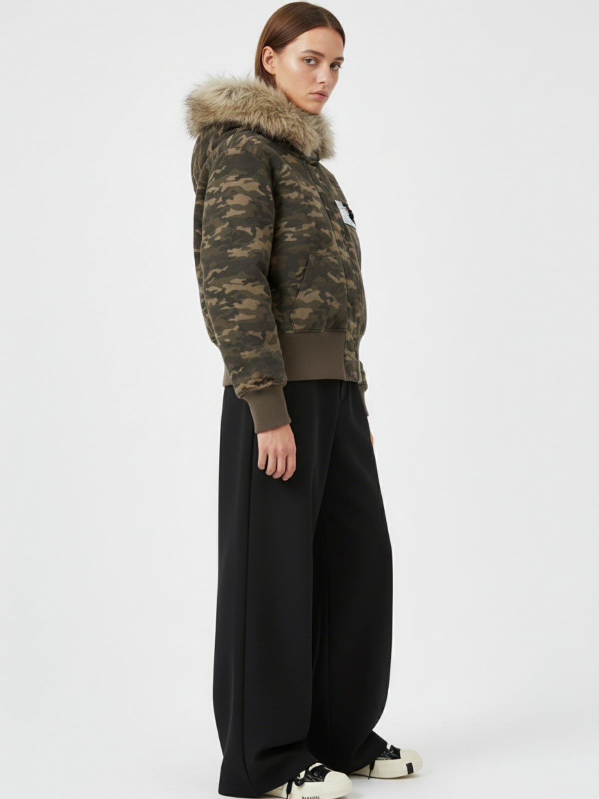 Elastic Waistband Barrel Pants - 2425