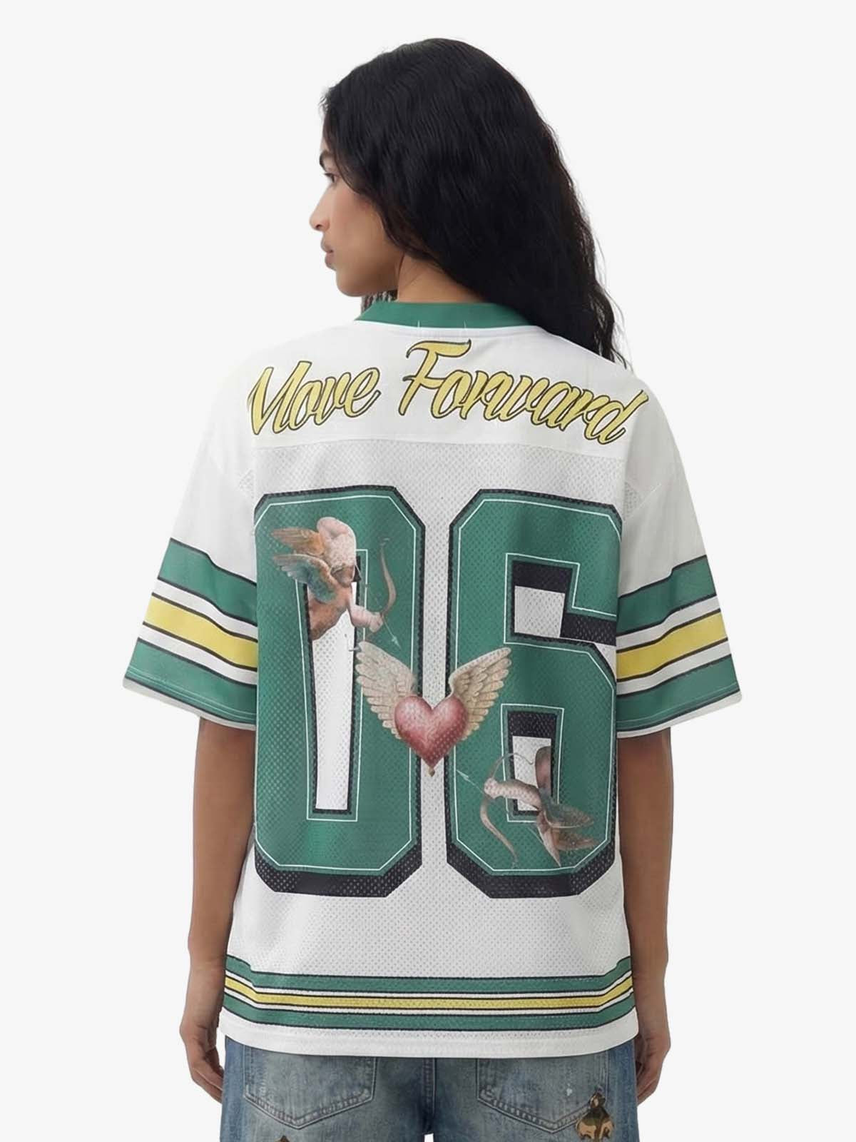 Sports Jersey V-Neck T-Shirt