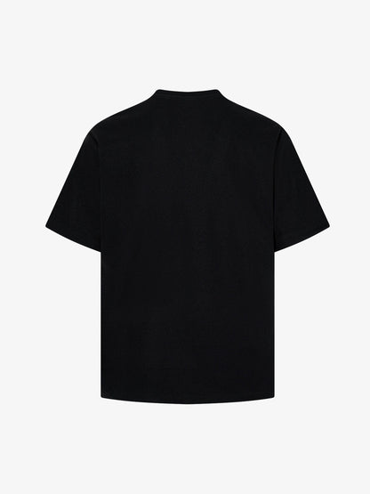 Cotton Oversized Graphic T-Shirt with Punk Rock Print and Vintage Wash Effect 