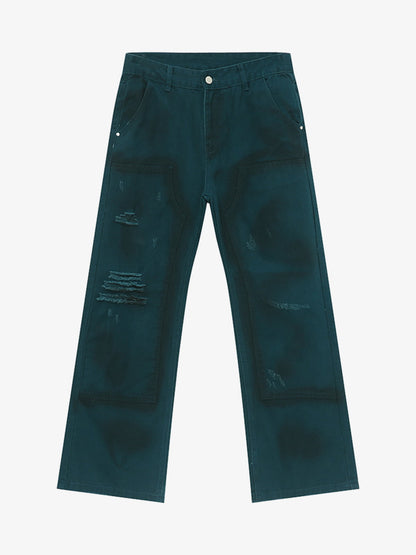 Camouflage Print Hooded Jumpsuit 