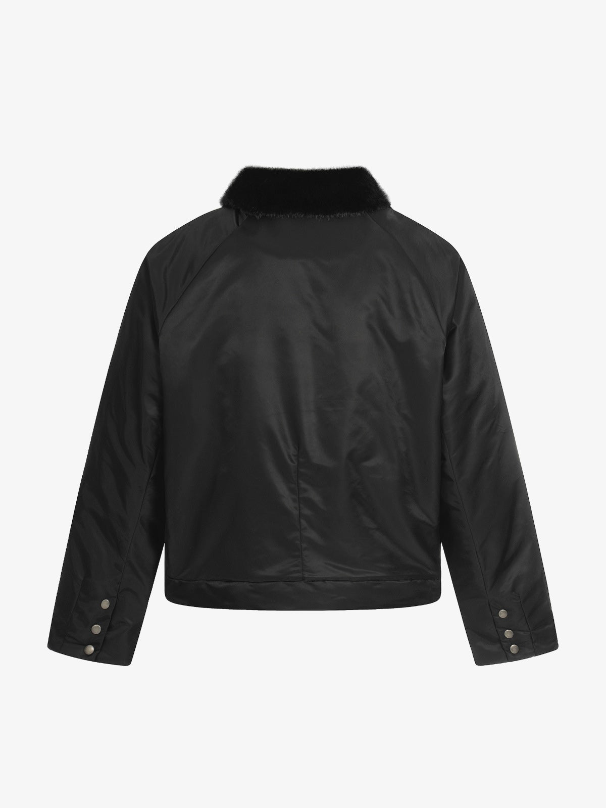 Stylish Winter Bomber Jacket with Faux Fur Collar - Perfect for Cold Weather 