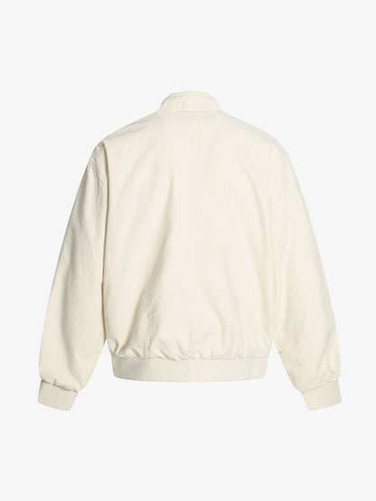 Structured Utility Stand Collar Zip Up Jacket