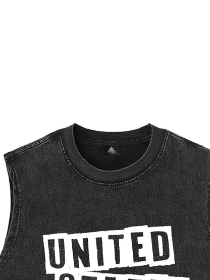 Orginal United States Of Anxiety Graphic Vest 