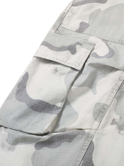 Camouflage Multi-Pocket Cargo Shorts 