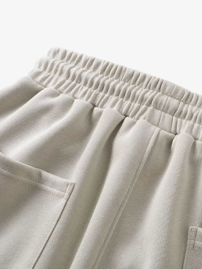 Tribal Print Wide Leg Sweatpants with Drawstring Waist 