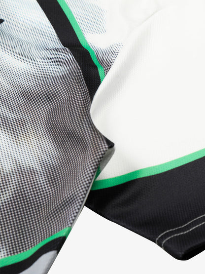 Polyester Supermade Dog Print V-Neck T-Shirt with Graphic Design for Men 