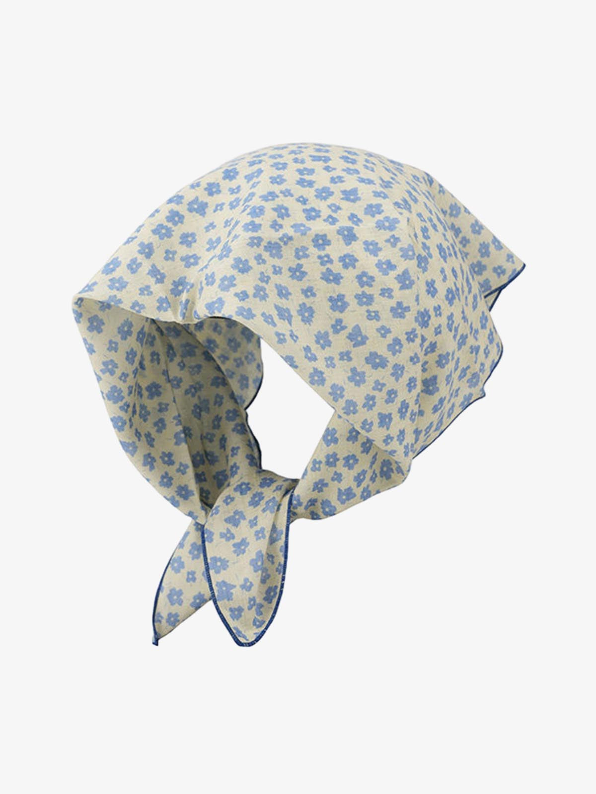 Cotton Floral Print Bandana Scarf for Women - Vintage Style Headwear with Soft Comfort and Classic Pattern?