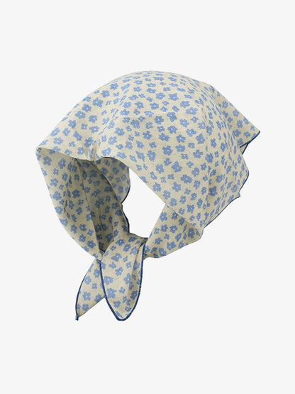 Cotton Floral Print Bandana Scarf for Women - Vintage Style Headwear with Soft Comfort and Classic Pattern?