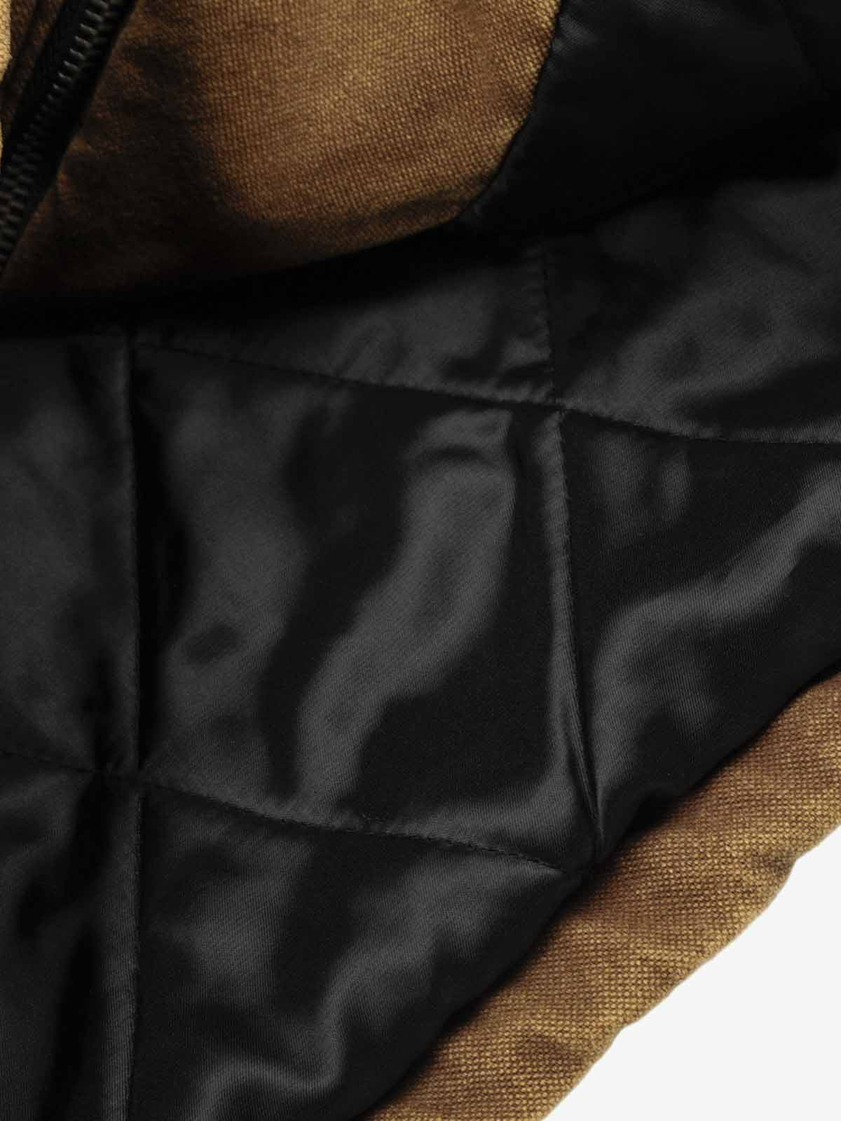 Fireman Clasp Washed Denim Knight Crest Jacket