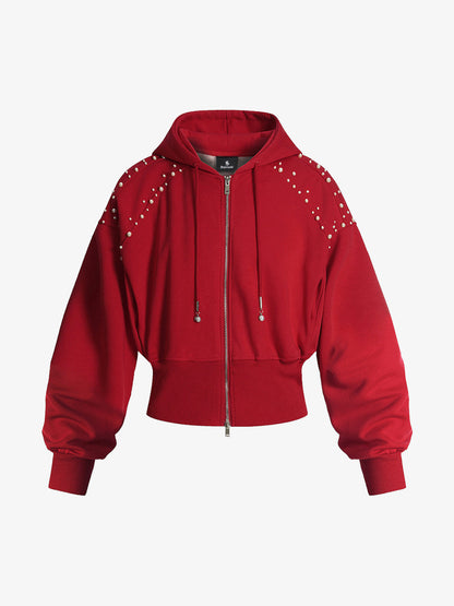 Pearl Design Cropped Jacket