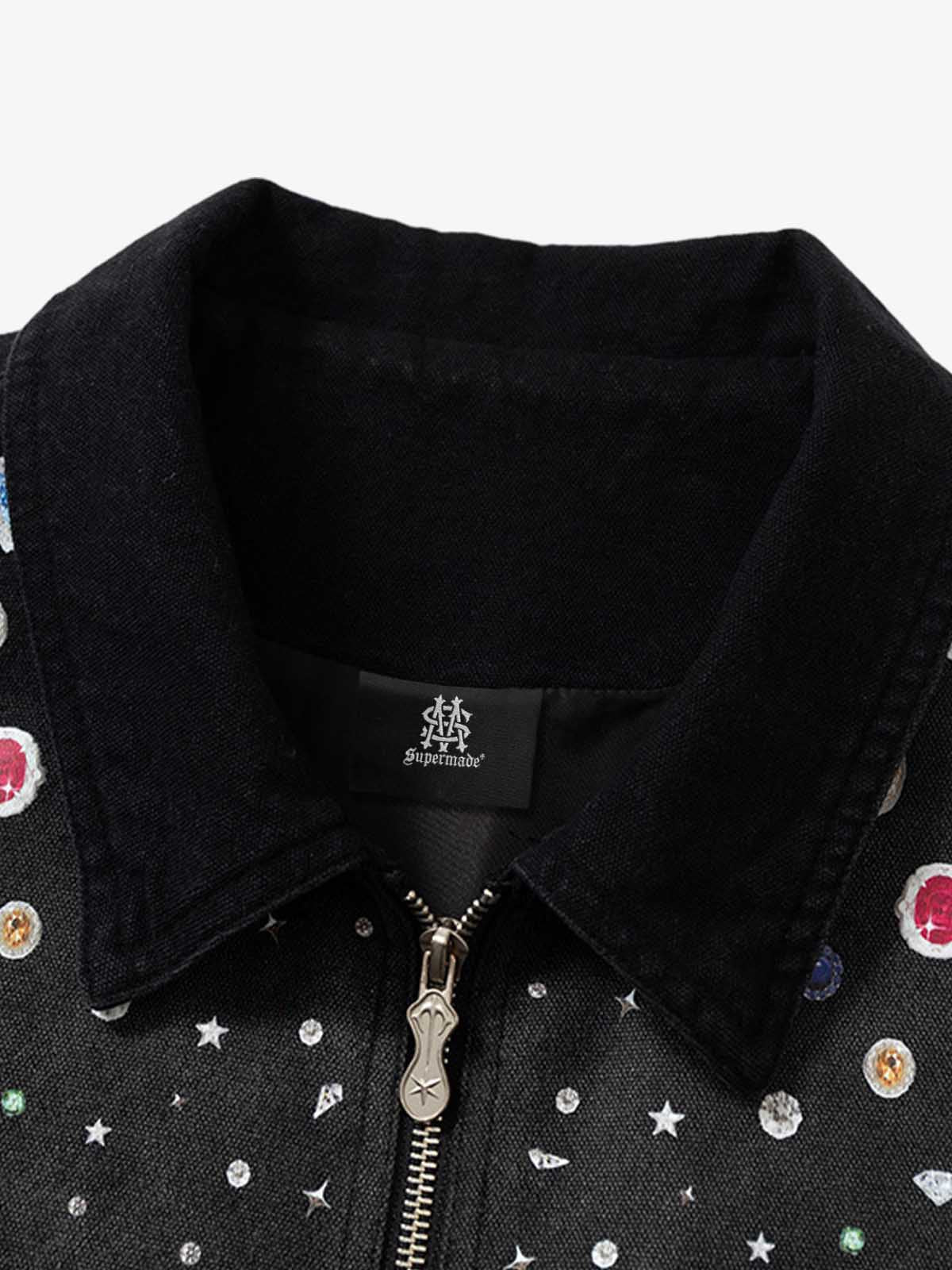 Thesupermade Spray-dyed Gradient Multi-layered Print Jacket 