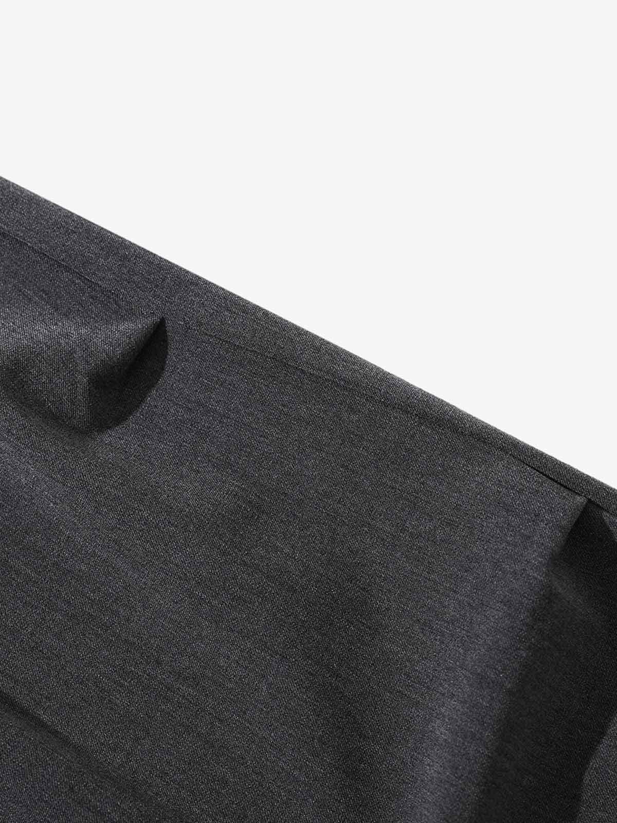 Distressed Painter's Jacket with Artistic Splatter Design 