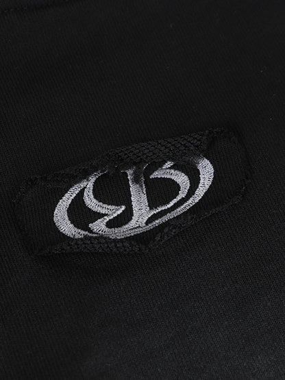 Trendy Tie-Dye Hoodie with Unique Distressed Design for Casual Wear 