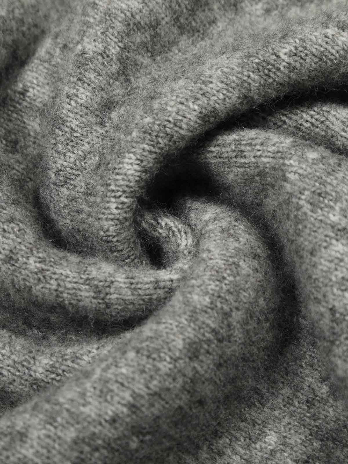 Retro High Neck Button-Down Knit Cardigan Sweater