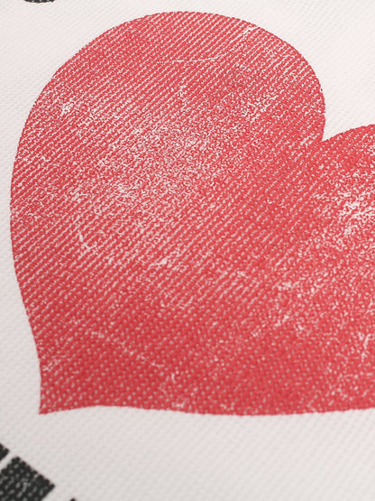 Cotton Blend Drip Print Oversized T-Shirt with Distressed Details 