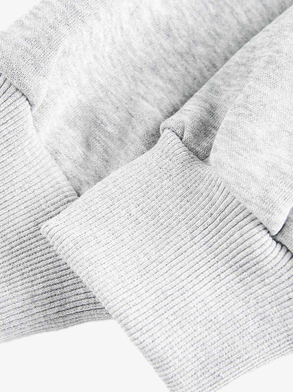 Street Deconstructed Split Zippered Hooded Sweatshirt 