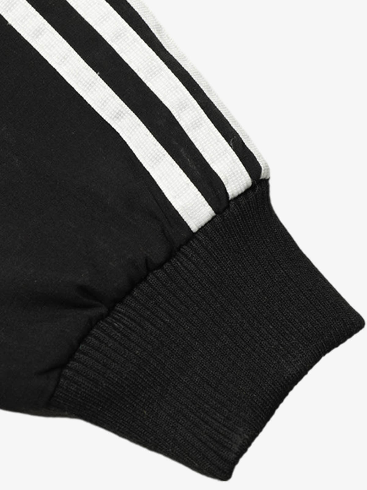 Cotton-Blend Track Suit Set with White Stripes - Oversized Zip-Up Jacket and Wide-Leg Pants?