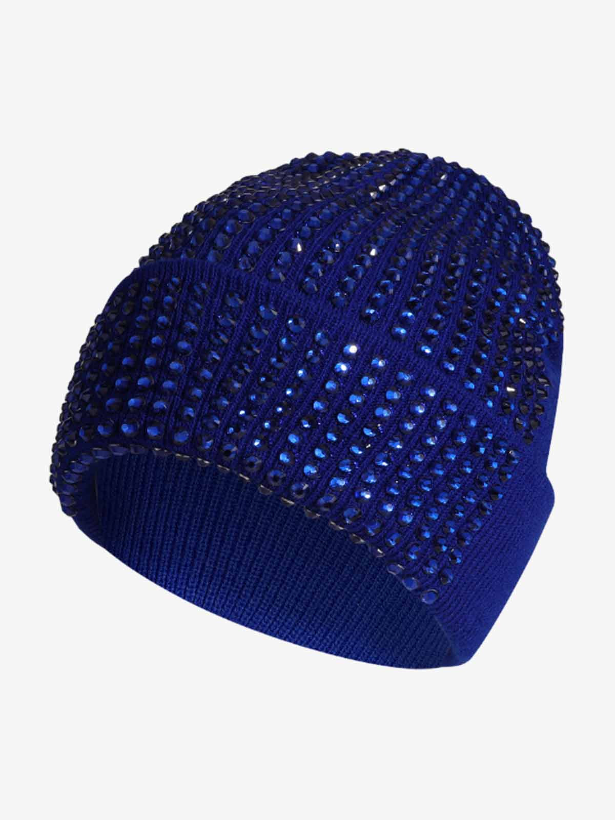 Knitted Rhinestone Beanie Hat with Sequins and Sparkle Design for Women and Men Fashion Winter Warm Cap?
