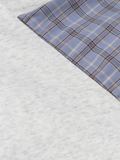 Stylish Hoodie with Plaid Bow Detail for Women - Perfect for Casual and Fashionable Looks 