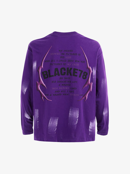 Stylish Graphic Long Sleeve T-Shirt for Men - Perfect for Casual Wear 