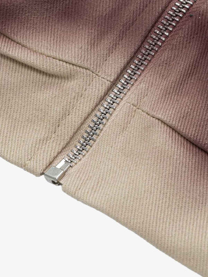 Stylish Tie-Dye Embroidered Jacket for Casual and Fashionable Looks 