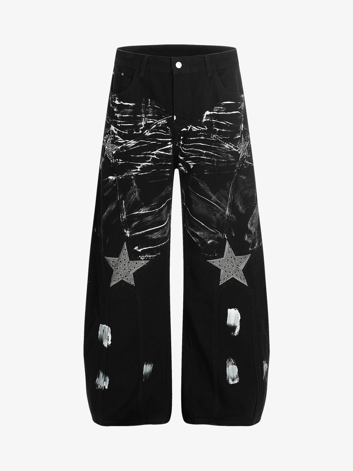 Street Star Painted Barrel Jeans 