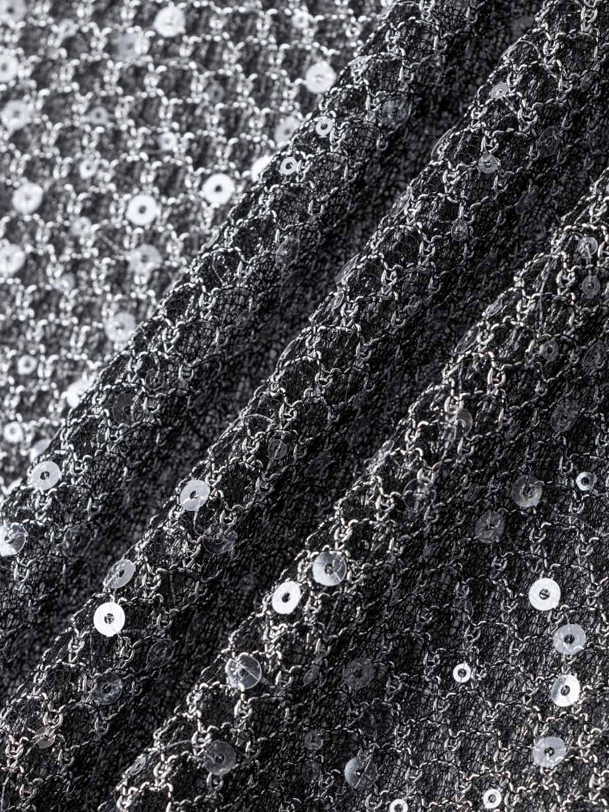 Glitter Niche See-through Mesh T-shirt 