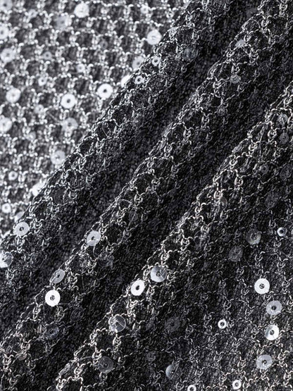 Glitter Niche See-through Mesh T-shirt 