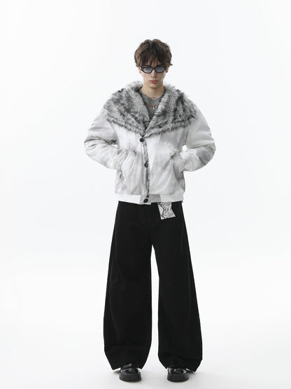 Skull Pattern Knit Sweater for Bold Fashion Statements 