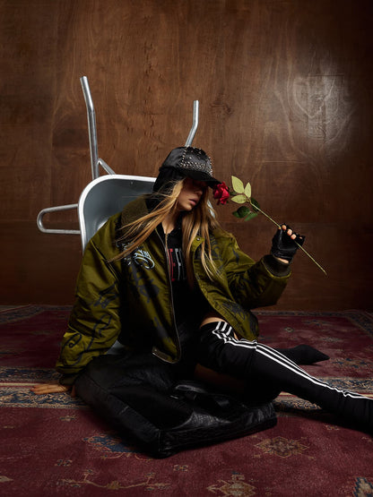 Winter-Ready Corduroy Jacket with Faux Fur Trim for Men 