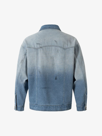 Embroidered Floral Denim Jacket - Perfect for Spring and Casual Outings 