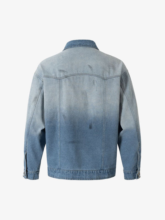 Embroidered Floral Denim Jacket - Perfect for Spring and Casual Outings 