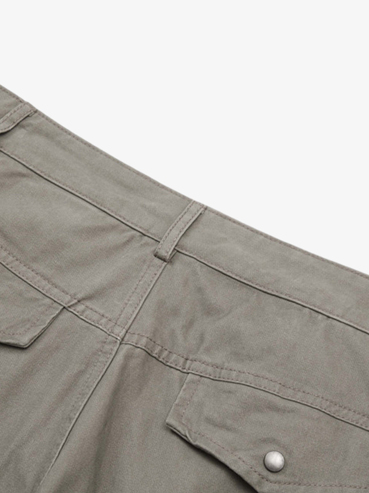Multi-pocket Cargo Flared Pants 