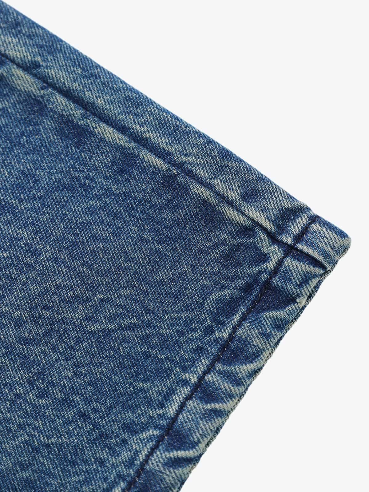 High-Waisted Wide-Leg Cargo Pants with Unique Pocket Design 