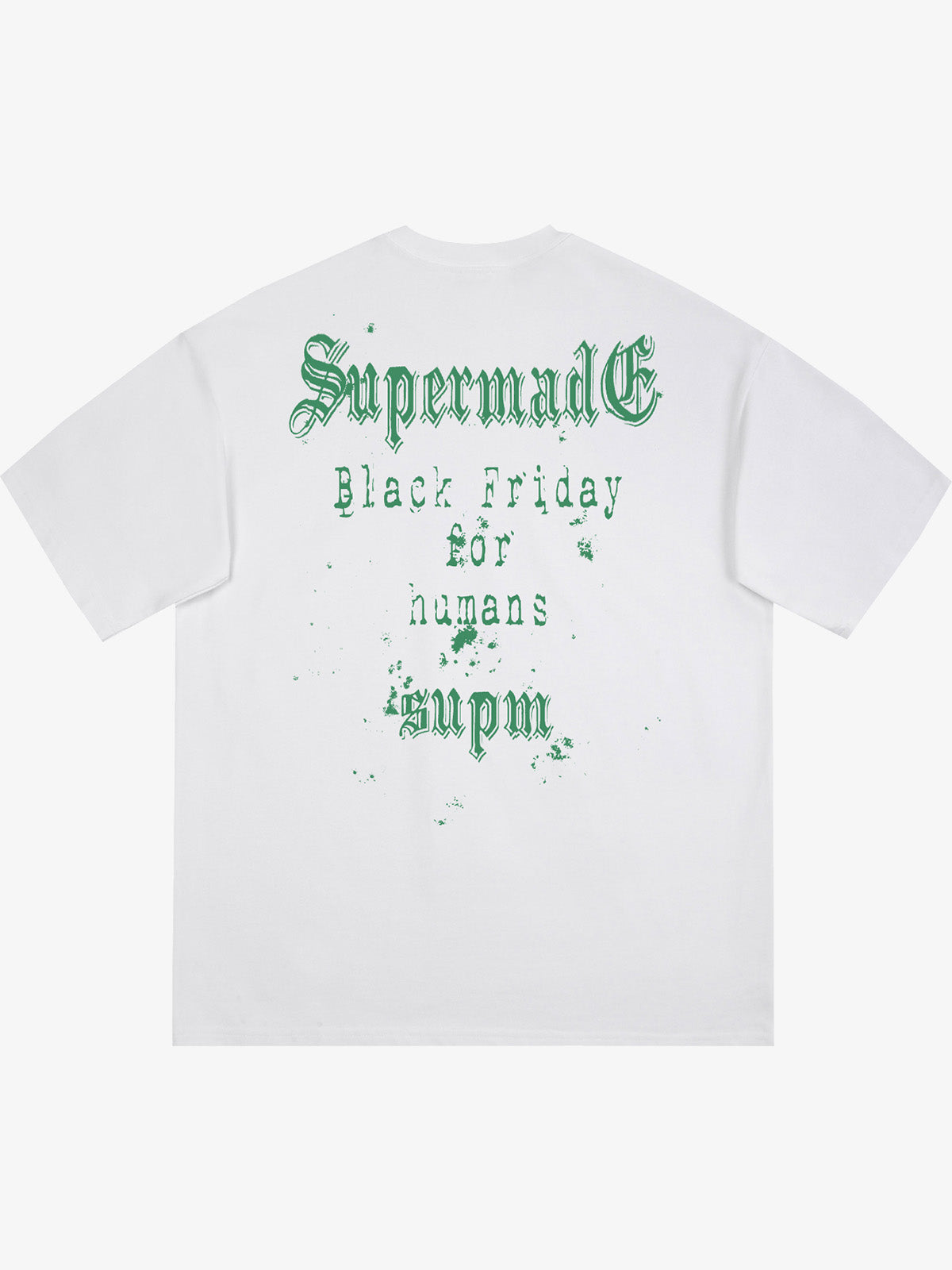 THE SUPERMADE Black Friday Gothic Skull Spiderweb Graphic T-Shirt 