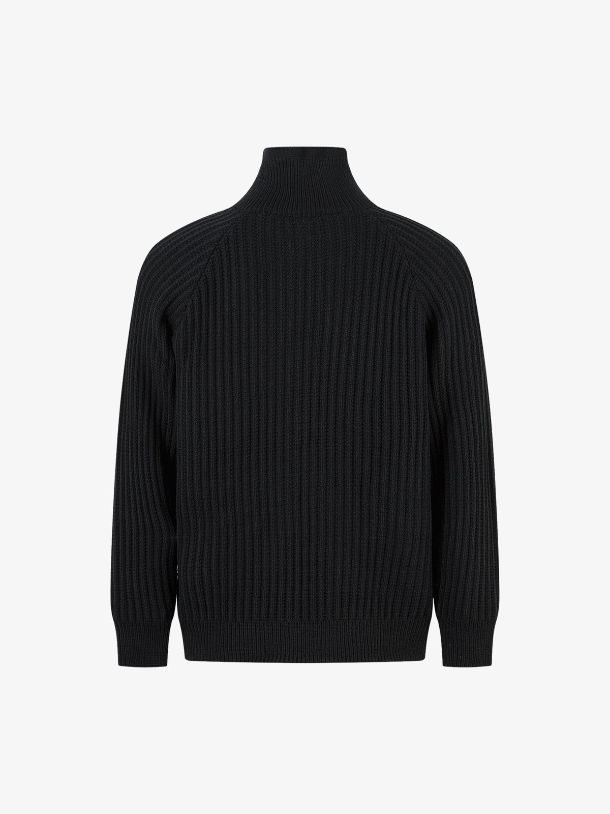 Men's Ribbed Half-Zip Sweater - Stylish and Cozy for Everyday Wear 