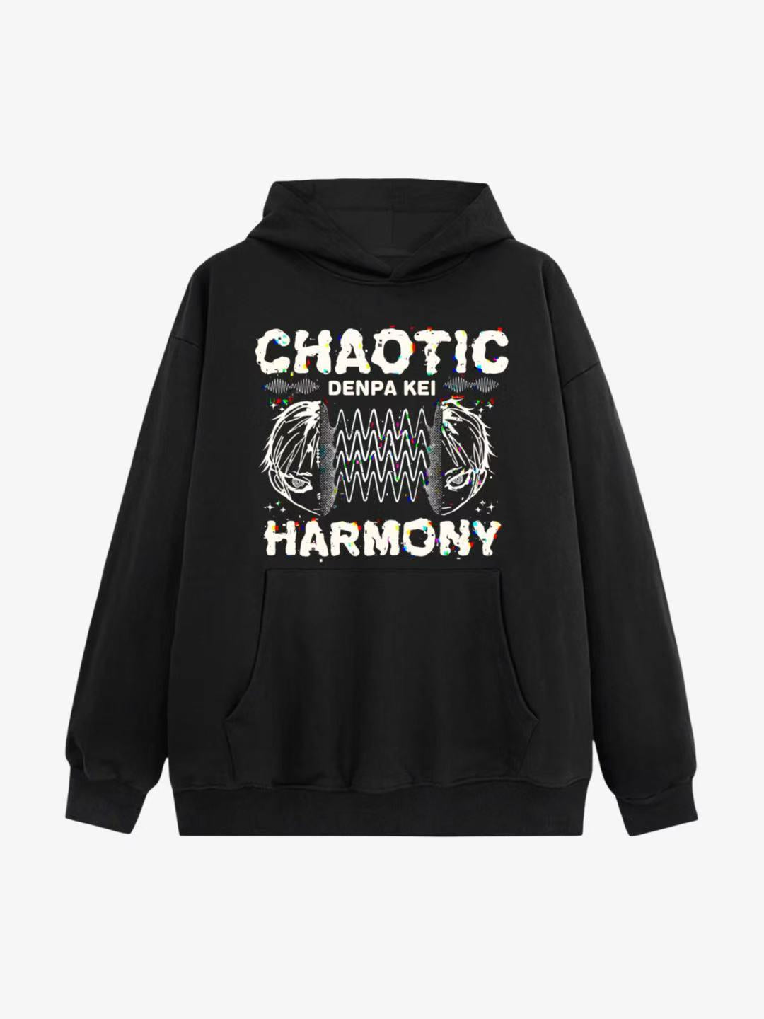 Chaotic Harmony Denpa Kei Cotton Hoodie 