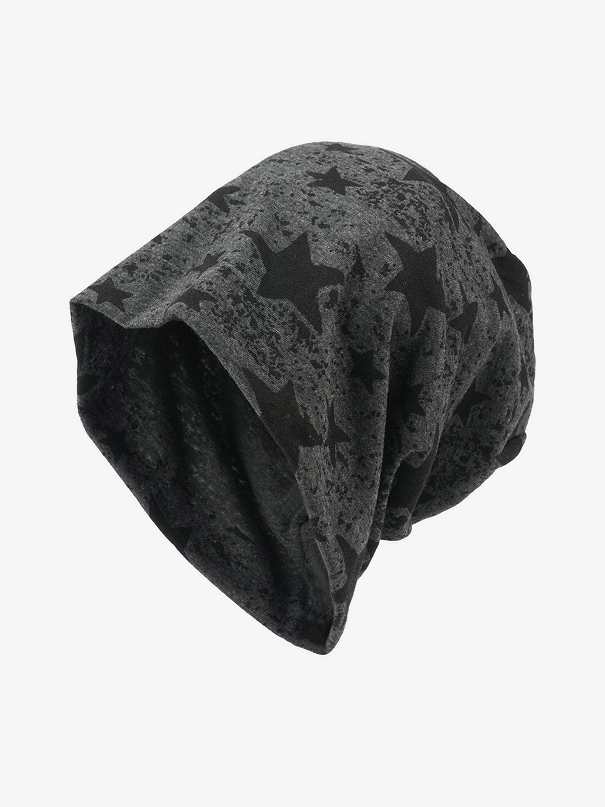 Stylish Star-Print Beanie for All Seasons - Trendy and Versatile Headwear 