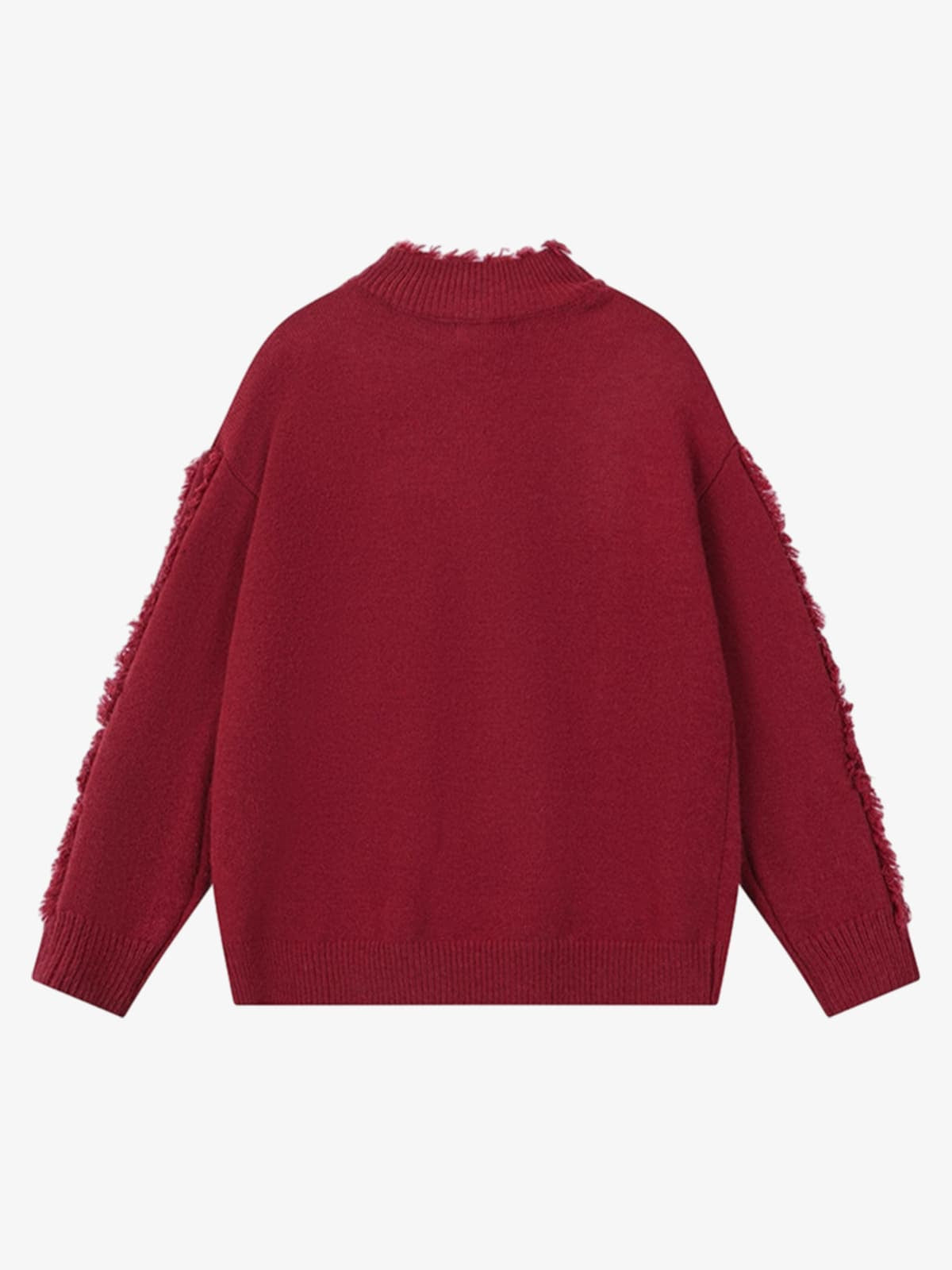 Vintage Frayed Edge Metal Logo Cardigan 