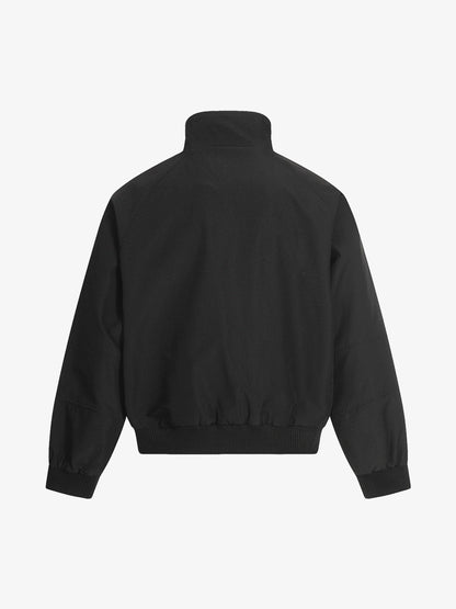 Cotton-Blend Track Suit Set with White Stripes - Oversized Zip-Up Jacket and Wide-Leg Pants?