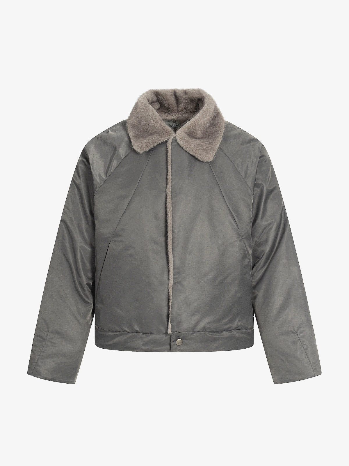 Stylish Winter Bomber Jacket with Faux Fur Collar - Perfect for Cold Weather 